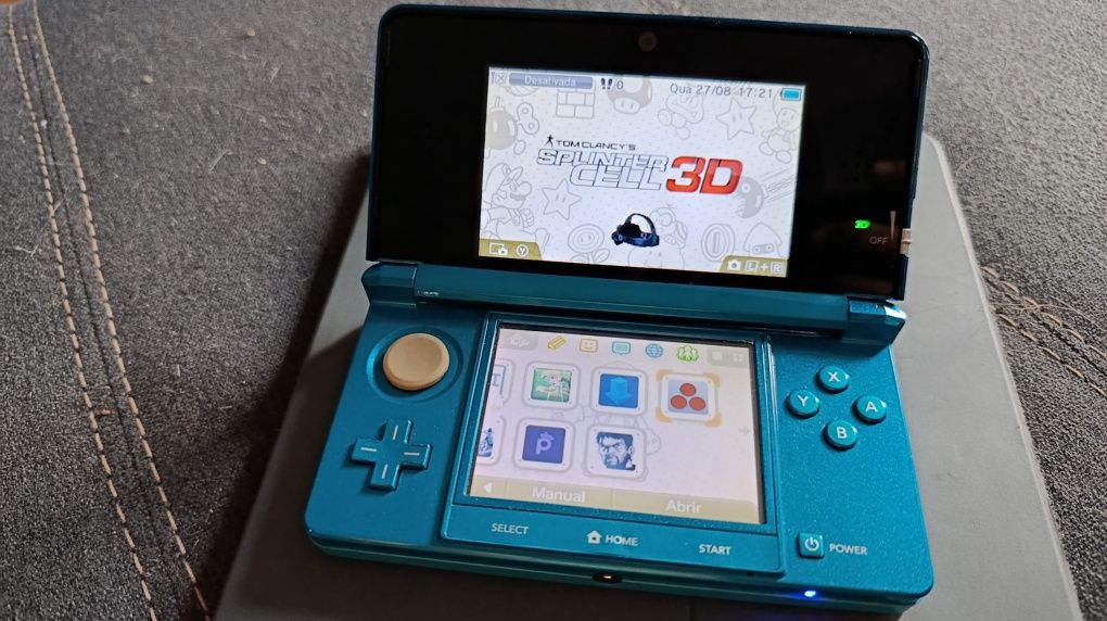 Nintendo 3ds old azul