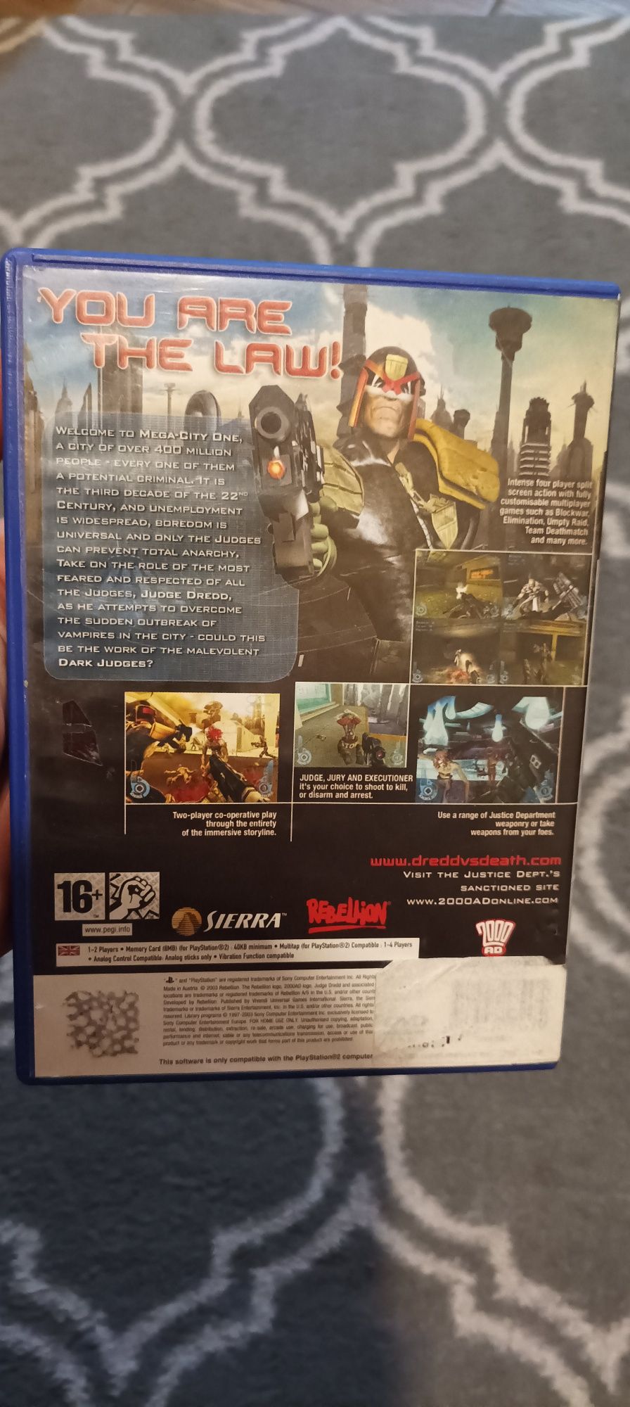 Judge dredd ps2 PlayStation 2