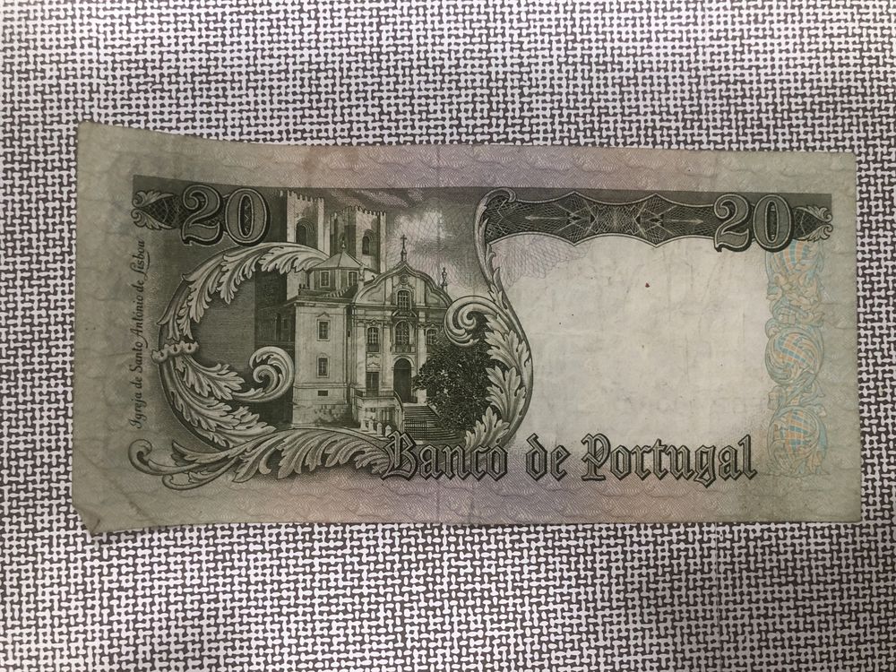 4 Notas de 20 escudos
