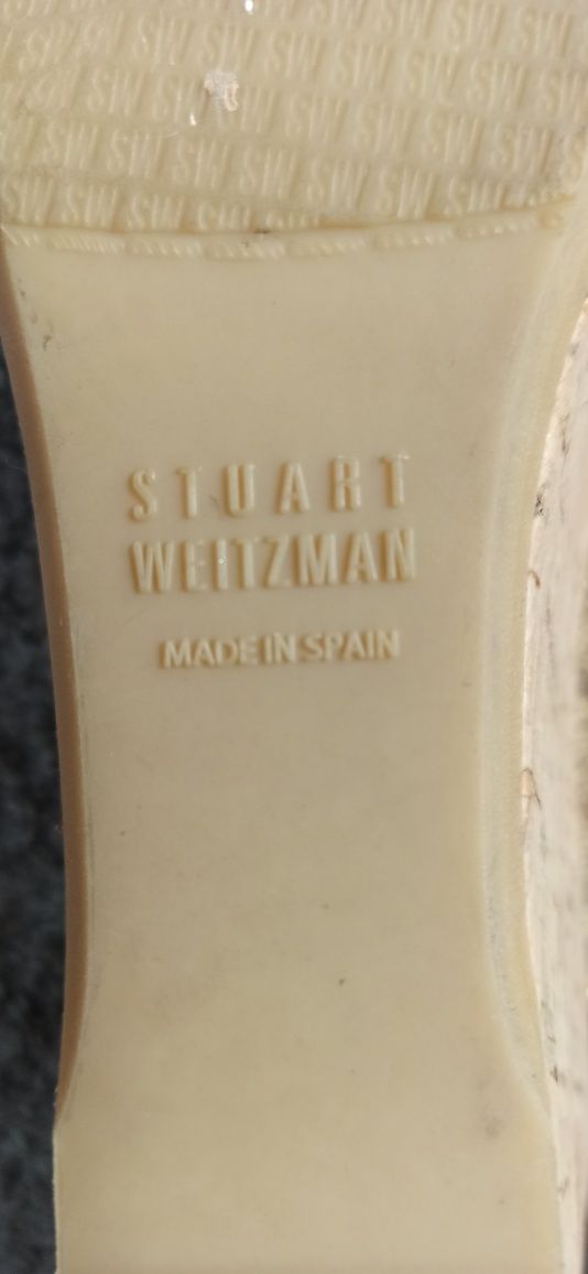 Klapki japonki koturna Stuart Weitzman 39