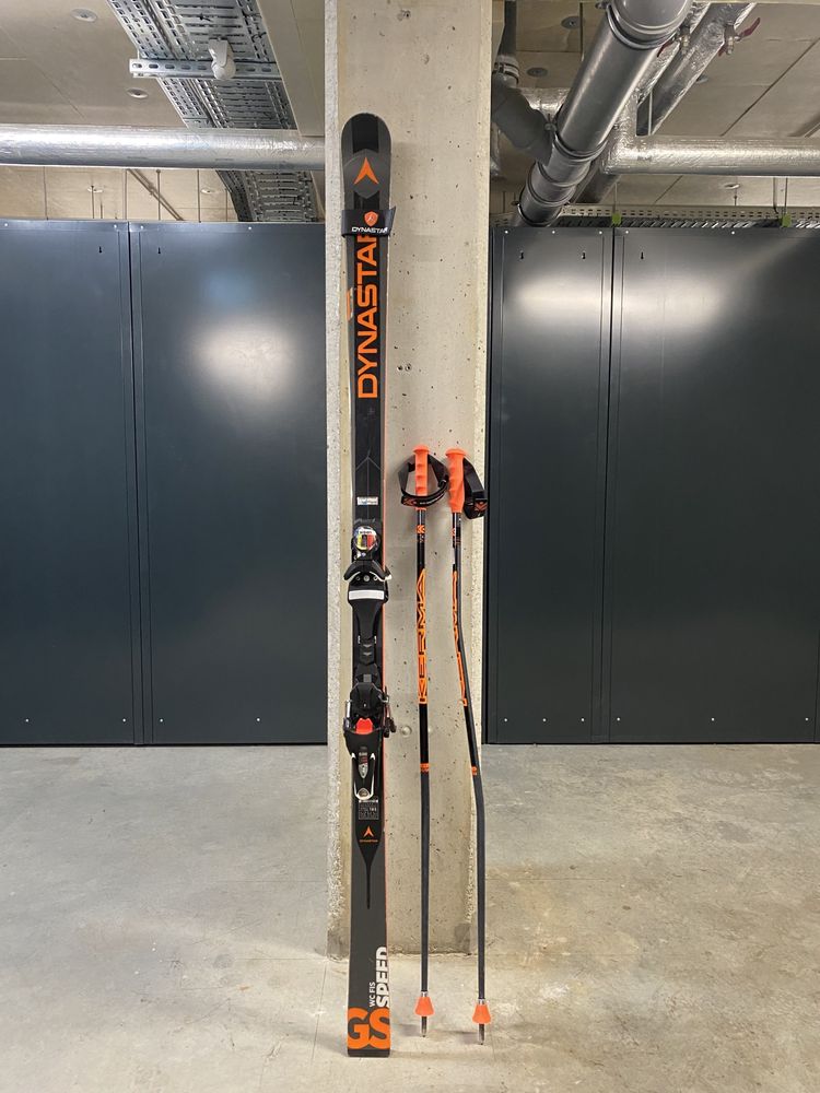 Narty gigantowe Dynastar Speed WC FIS GS R22 + wiązania + kije