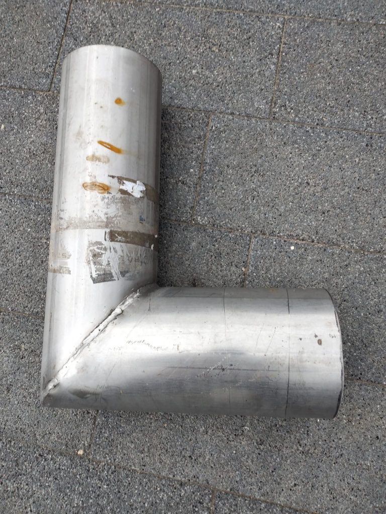 Kolano że stali nierdzewnej czopuch 160mm