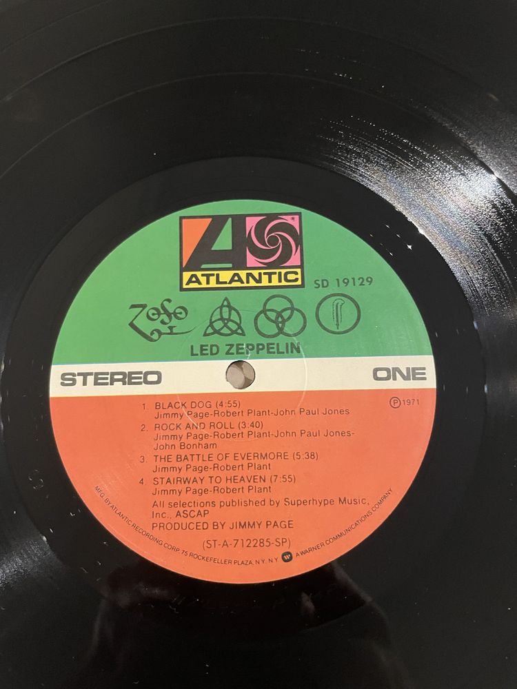 Led Zeppelin IV USA EX+