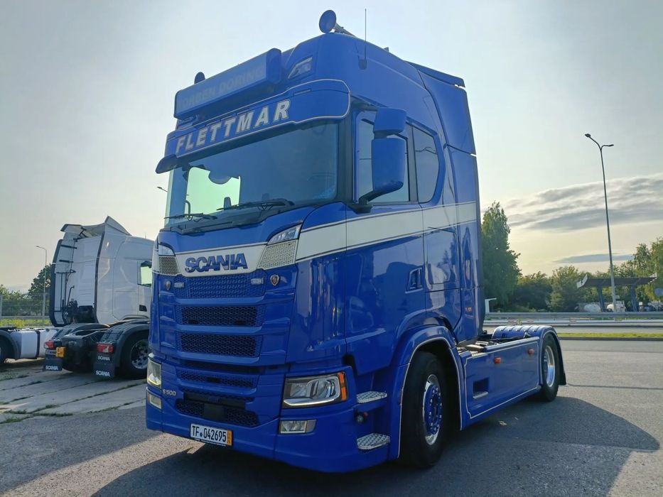 Scania S500 !!! Import Scania Niemcy !!!  Most 2,35 !!! Import Niemcy !!Full LED !! Klima !! Alufelgi !! Navi !!