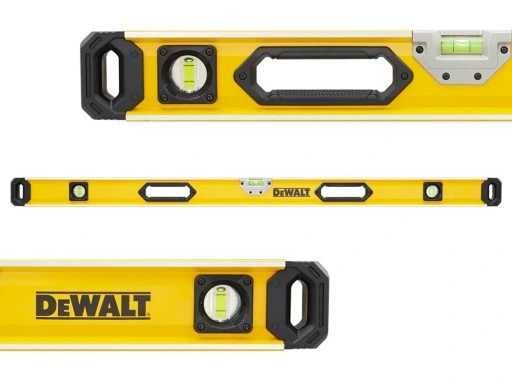 DeWALT DWHT0-43248 Рівень алюмінієвий 1200мм з трьома капсулами