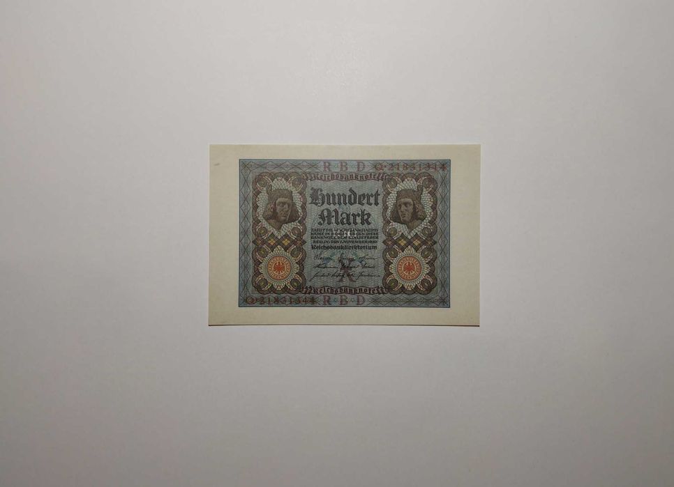 100 Marek niemieckich 1920 r. UNC / Niemcy, marki