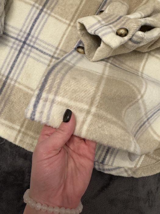 Дуже тепла шертяна сорочка молочна тепла шерсть