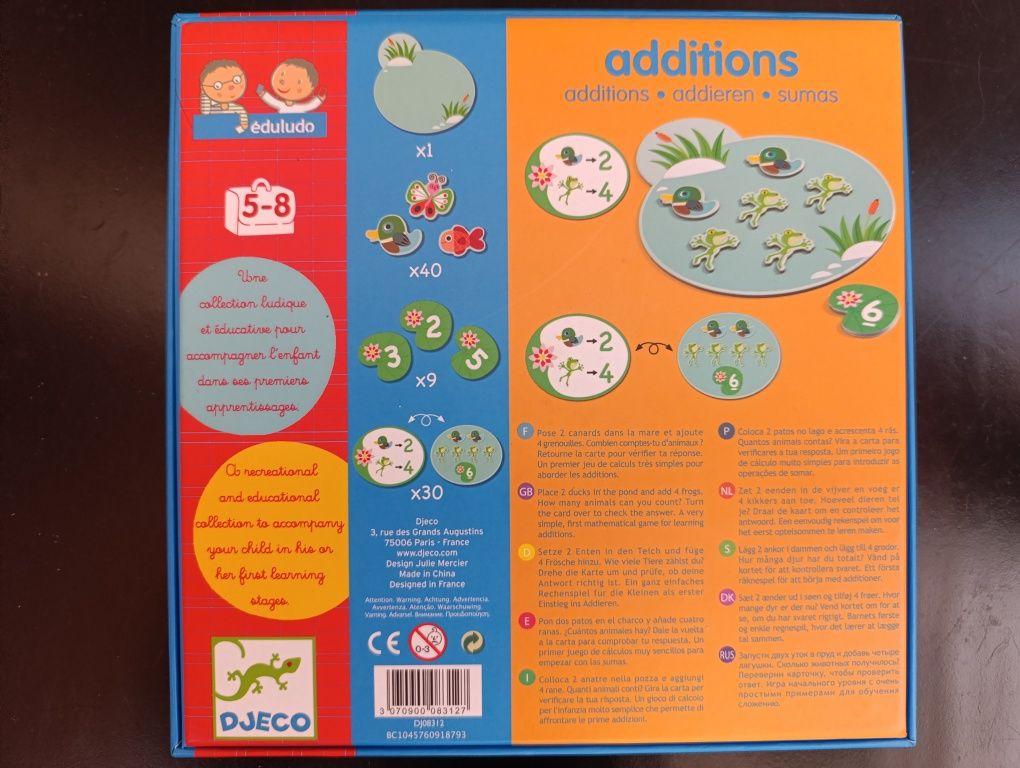 Jogo educativo: as primeiras somas