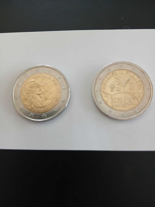 Moedas coleção euro