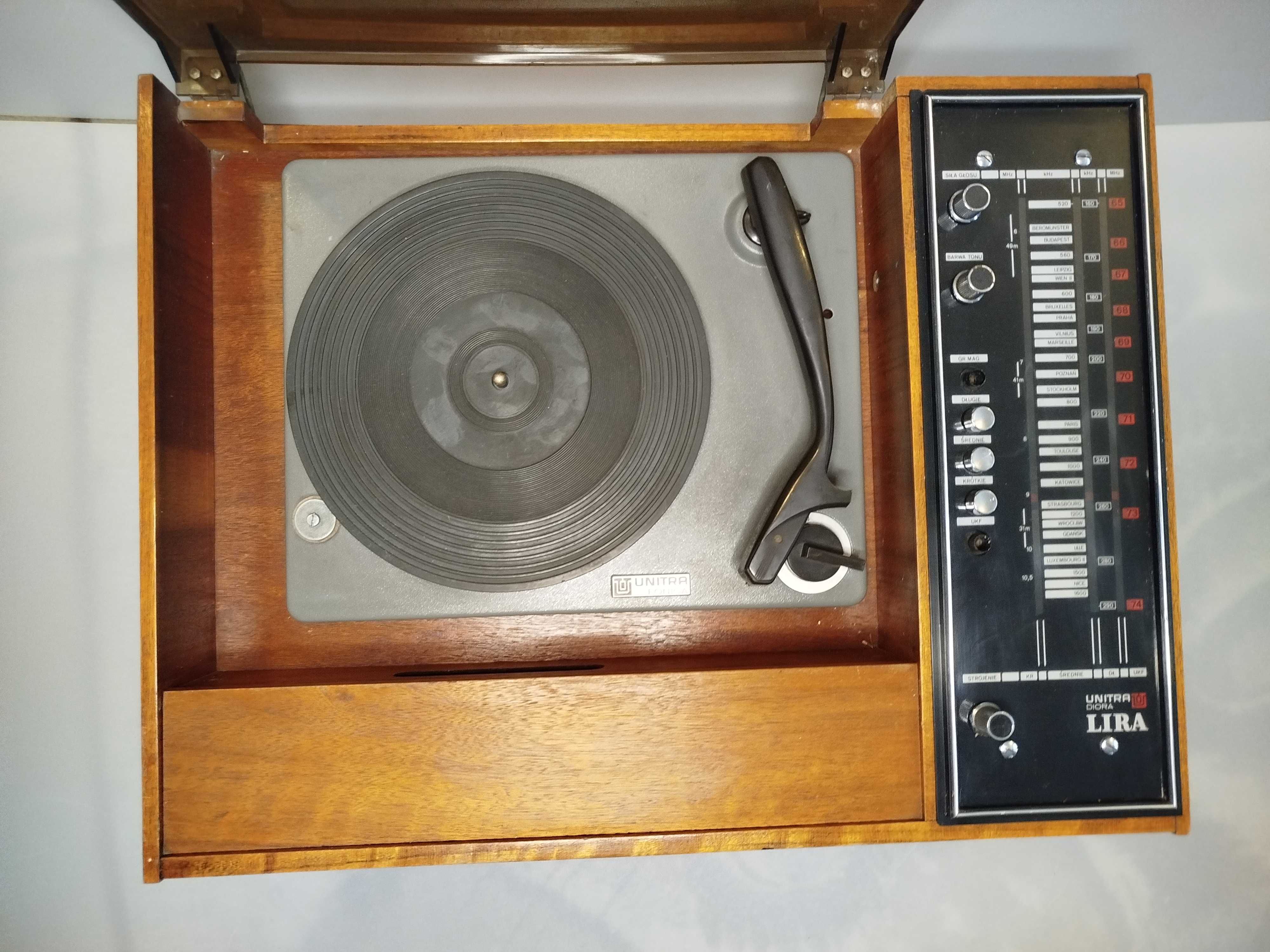 Radio Gramofon Unitra LIRA