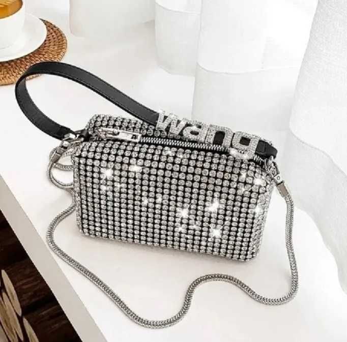 Сумка со стразами Alexander Wang