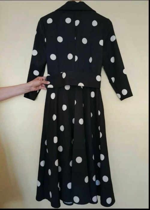 Nowa sukienka retro w grochy