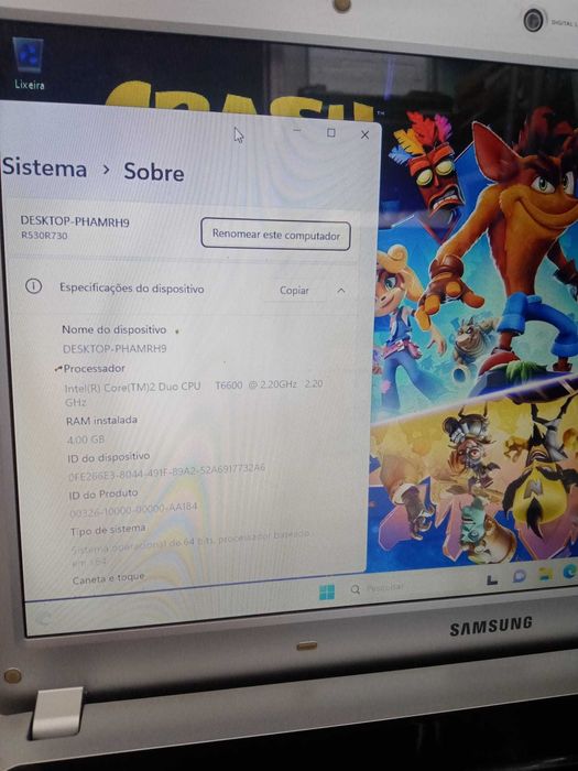 Portátil Samsung Modelo R530