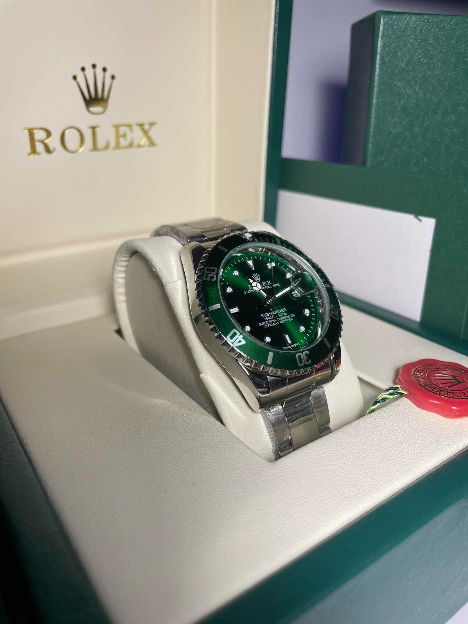 Promocja! Zegarek Rolex Submariner Hulk Date! 42mm AAA Zestaw