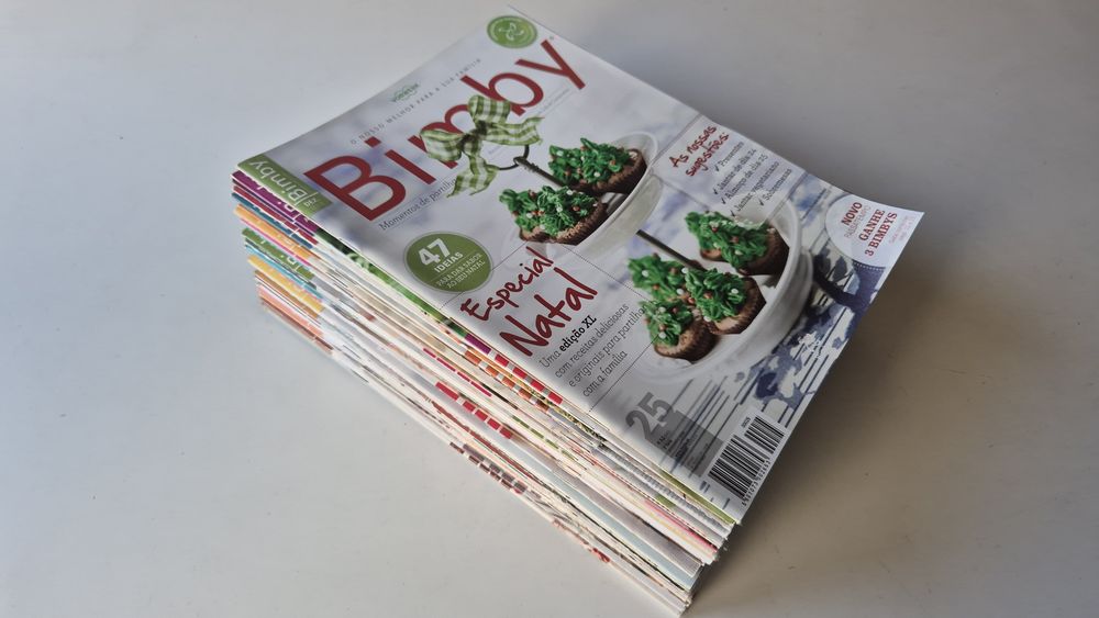 Lote de 30 revistas Bimby, como novas