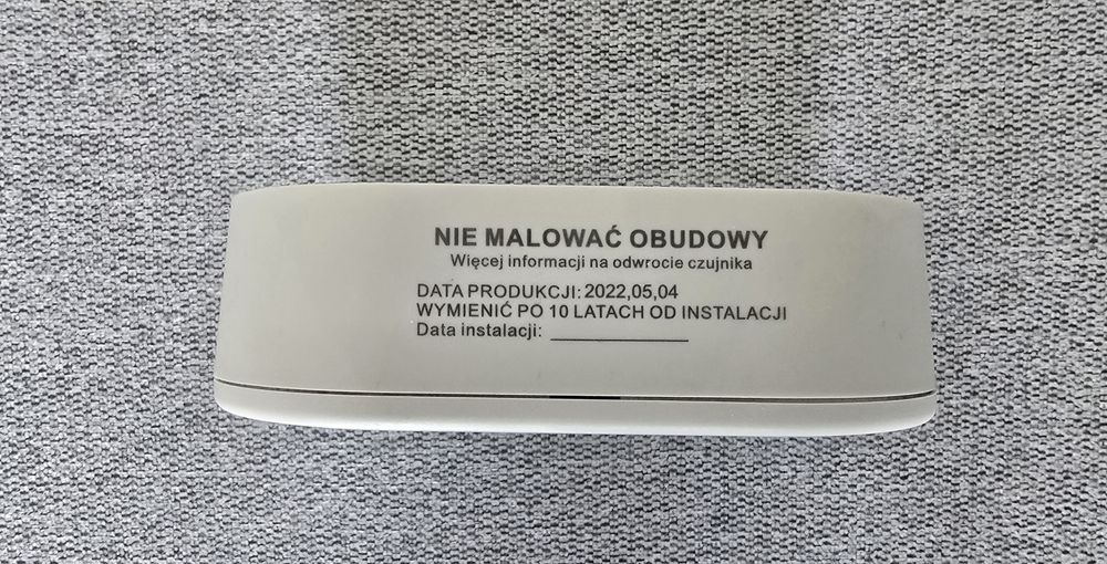 Czujnik tlenku węgla (czadu) Kinder K5DCO