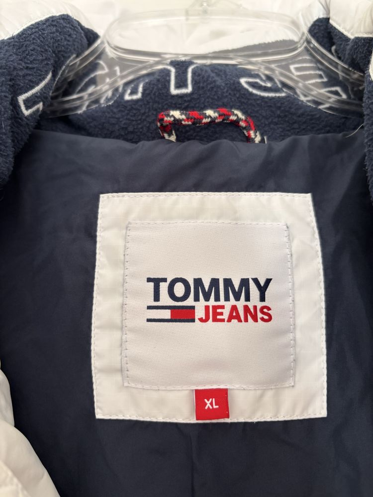 Kurtka puchowa zimowa Tommy Hilfiger XL biała