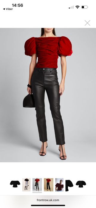 Топ оксамитовий Khaite