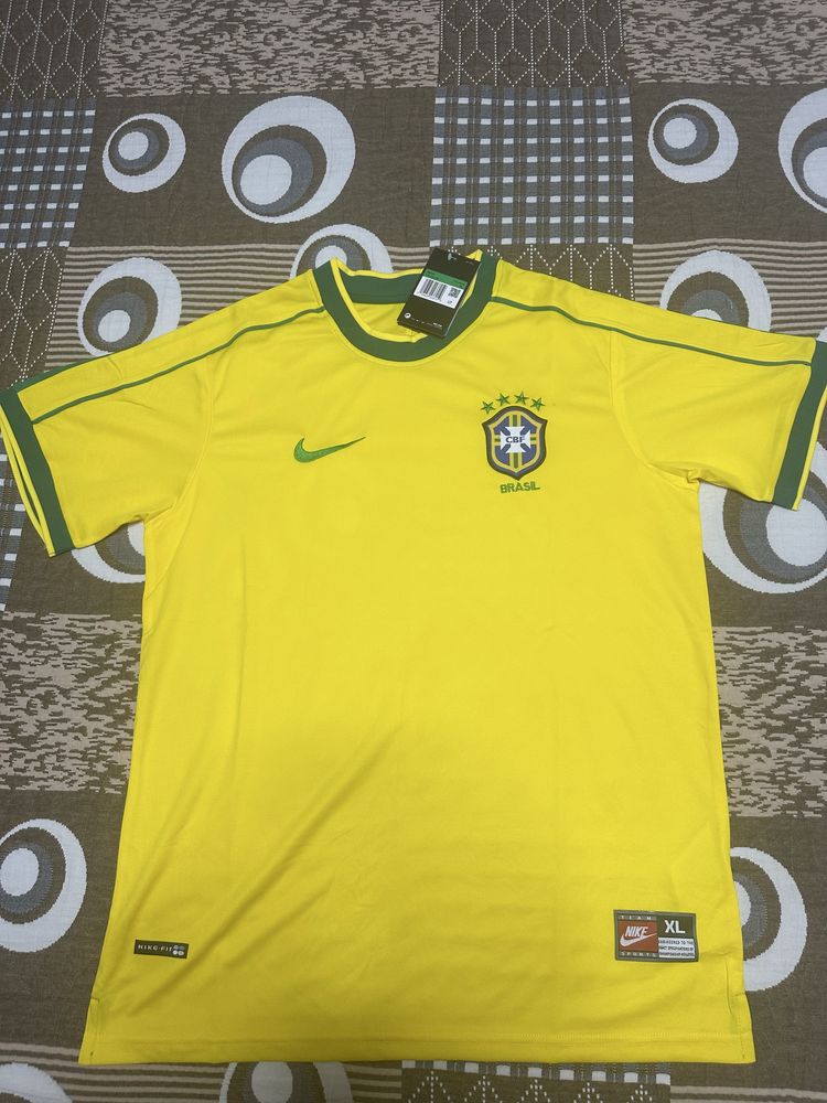 Camisola Brasil retro 98 XL