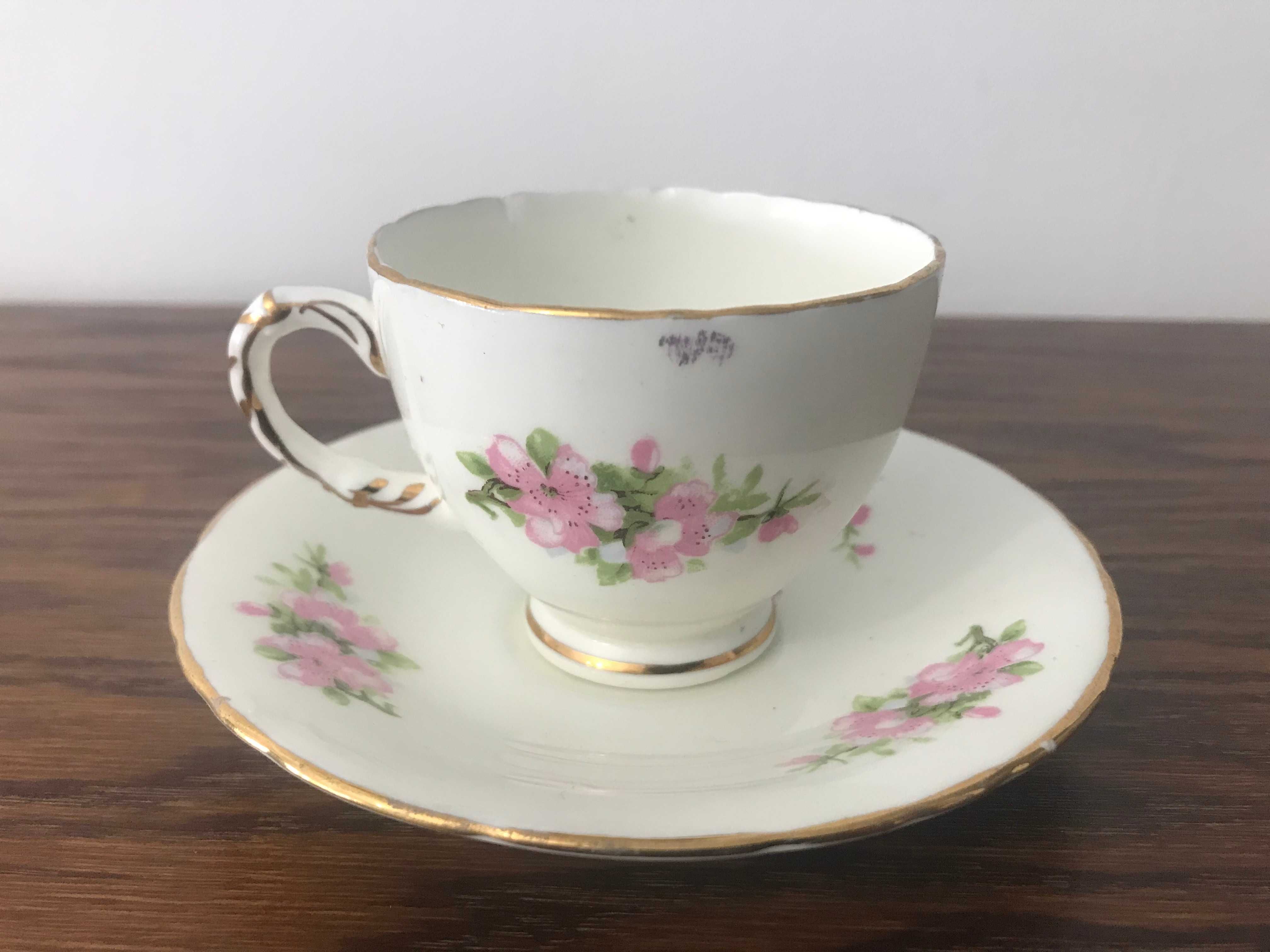 filiżanka porcelanowa HM sutherland bone china vintage prl