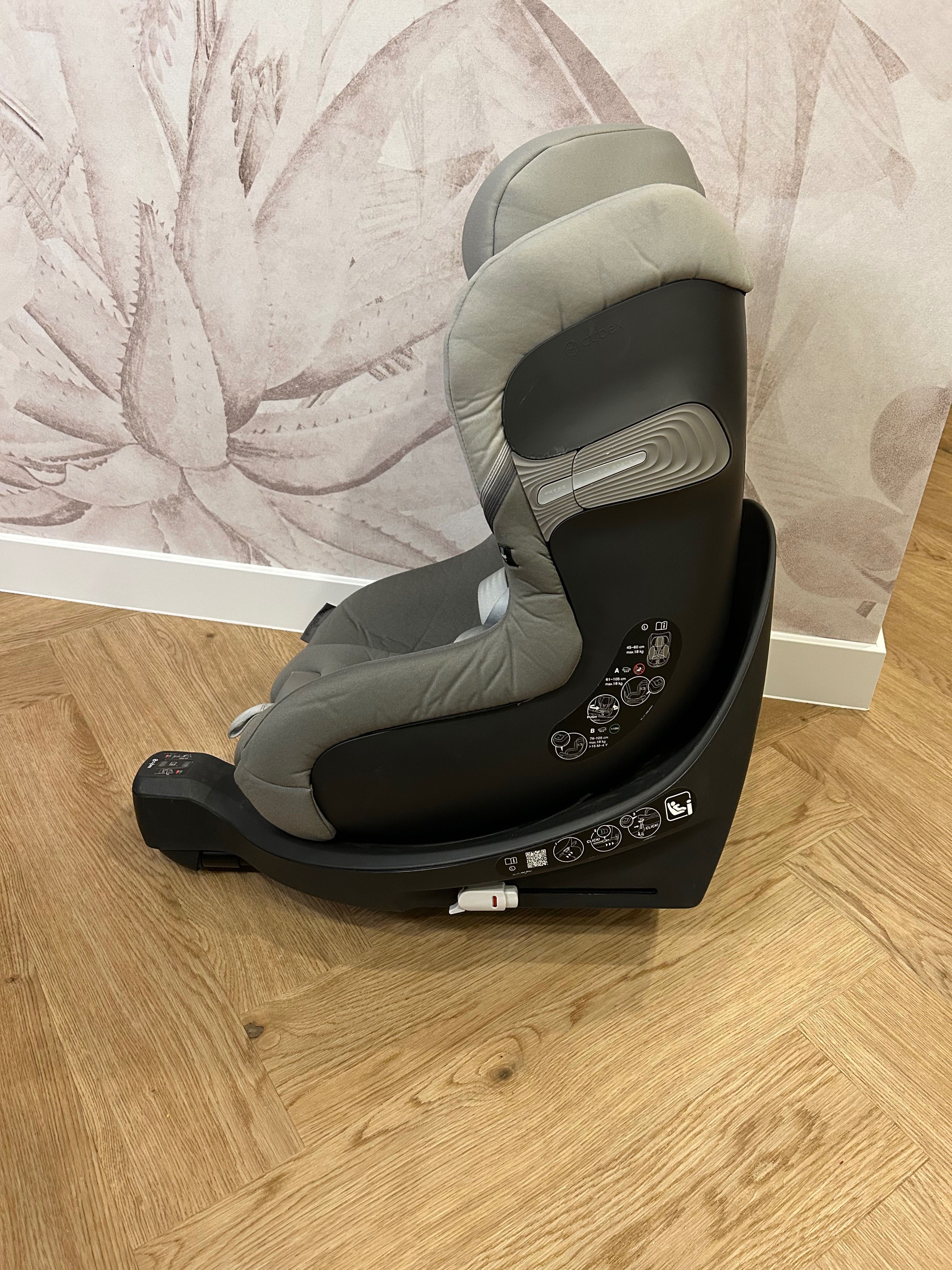 Cybex SIRONA SX2 I-SIZE Soho Grey RWF 0-18 kg bezwypadkowy stan bdb