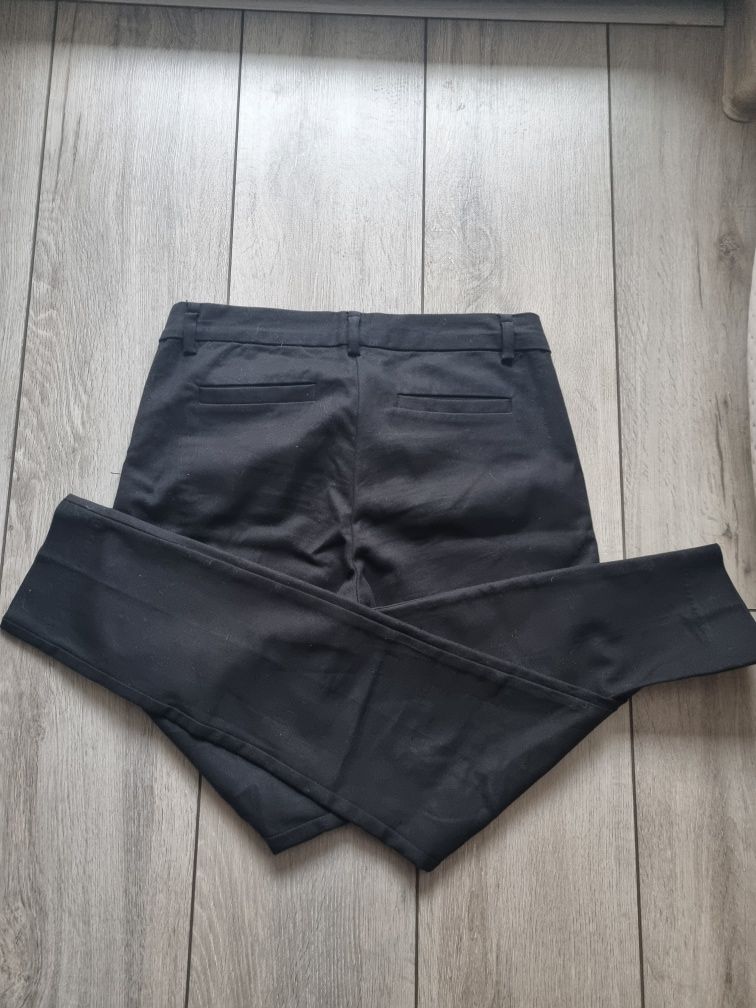 Czarne garniturowe spodnie damskie xs