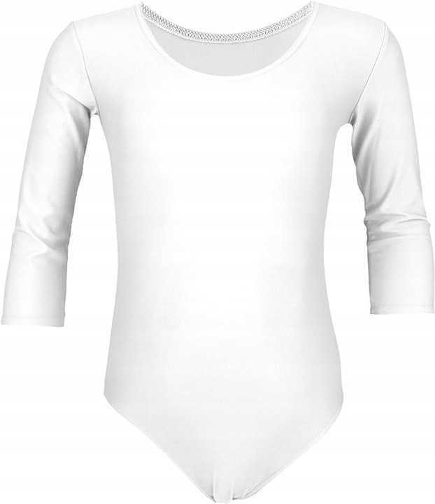 Aquarti Dziewczęcy trykot baletowy z rękawami 3/4, gimnastyka r. 158