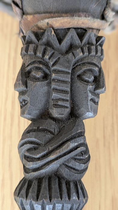 Bęben szamański Dhyangro z Nepalu – rękodzieło, vintage