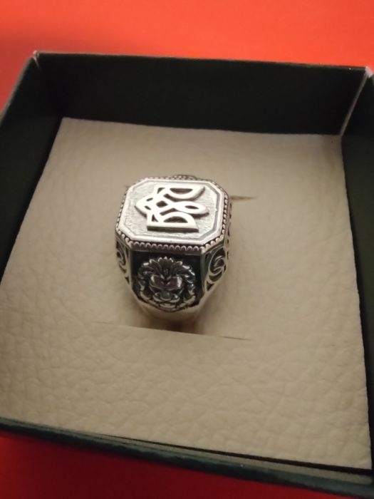 Срібна чоловіча печатка 925 | Нова з біркою | Розмір 20