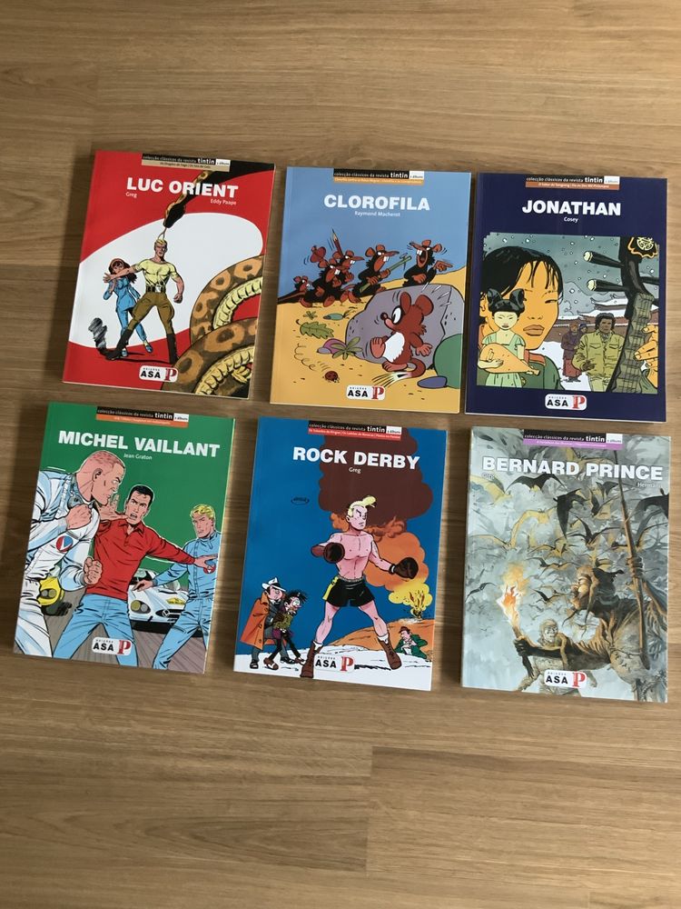 Coleção Clássicos da Revista Tintin - os 12 livros da coleção