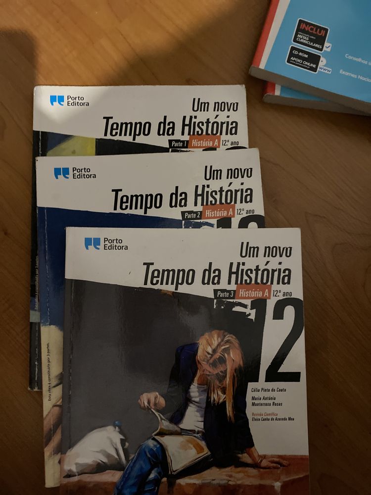 Livro escolar de História A 12°ano 1.ª/2.ª/3.a parte