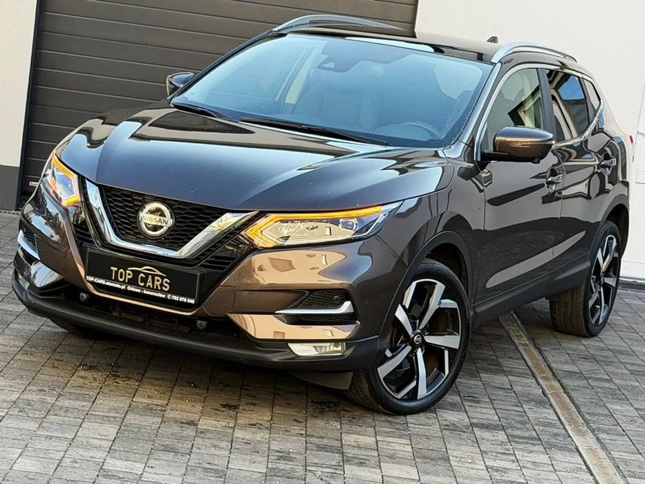 Nissan Qashqai TEKNA + ! MOCCA BRĄZ ! Full LED ! Panorama ! Alus19 ! Kamera 360