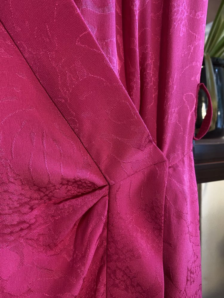 Sukienka z jedwabiu Ives Saint laurent/ vintage