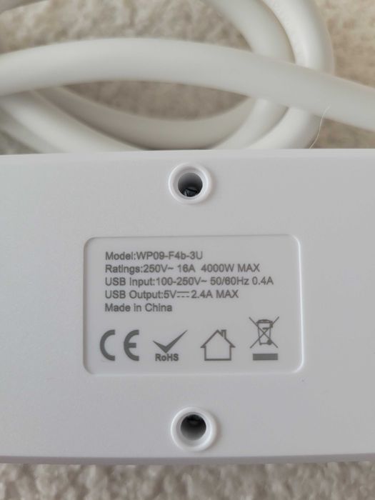 Listwa zasilająca z USB