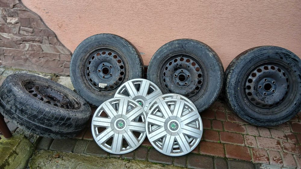 Диски 5х112 r15 VAG, skoda з шинами