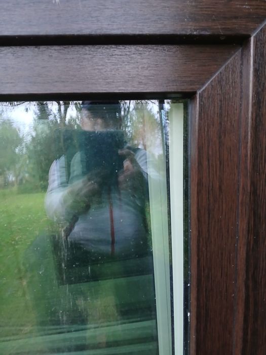 Tanio oddam okna plastikowe jednokomorowe  kolorze zewnetrzny dąb bag