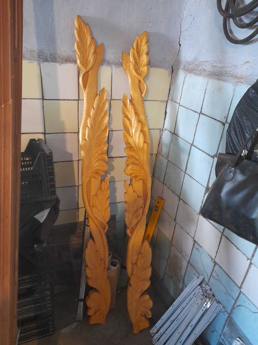 Деревяний різний декор на гардіни, чи ще для чогось