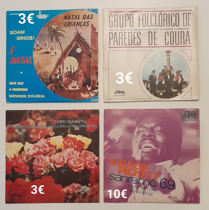 Varios discos vinil peq