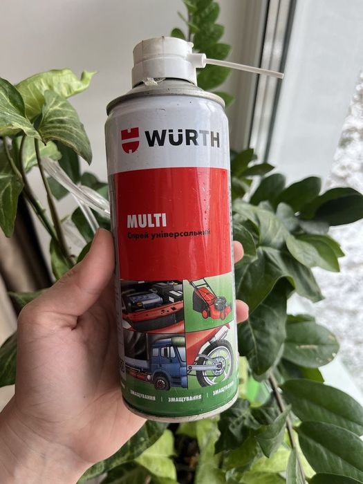 Спрей-смазка та очисник універсальний MULTI Wurth 400ml/500ml (wd-40)