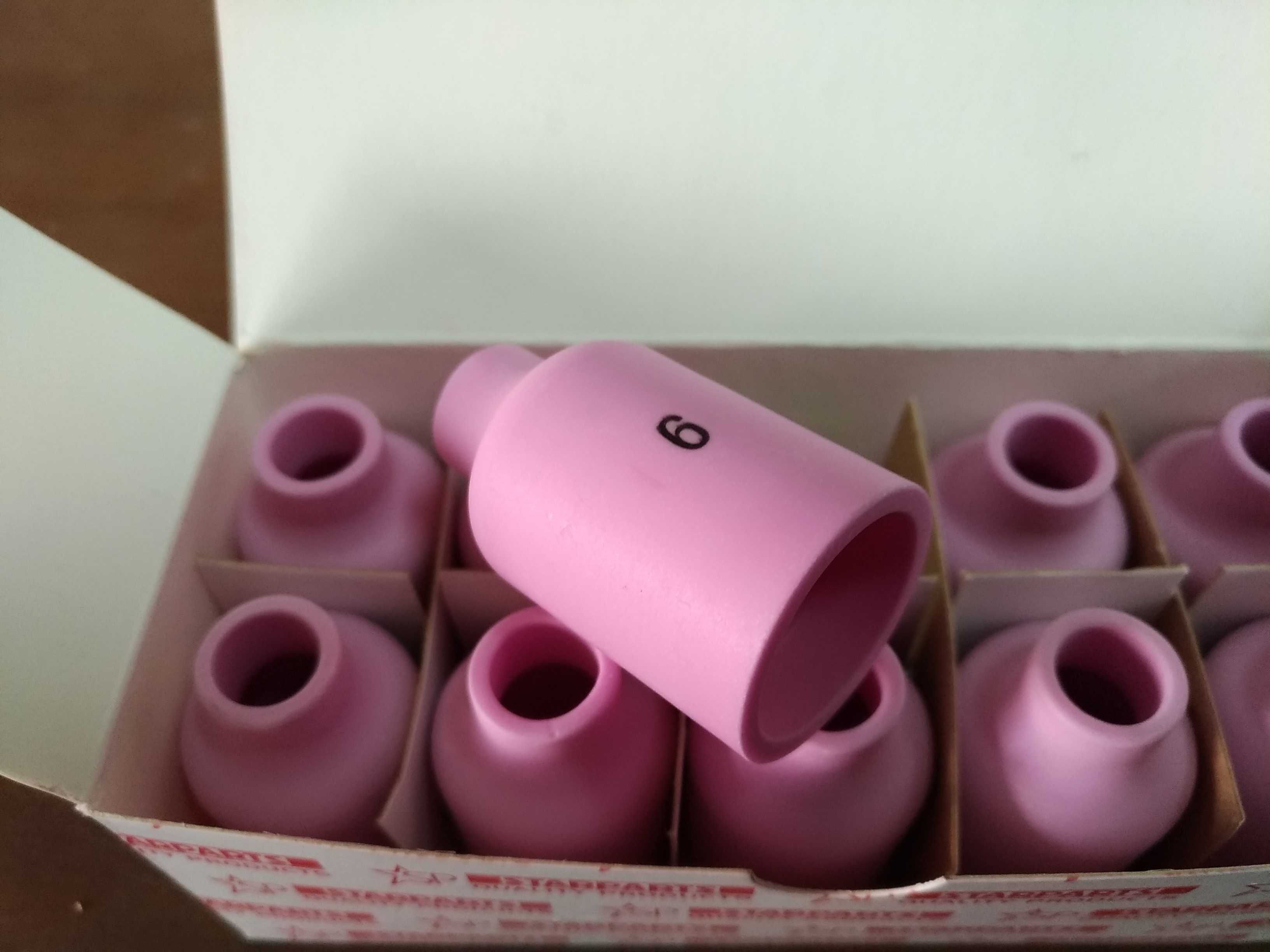 10 Bocais Cerâmicos 54N16 p/ Tocha Soldadura TIG Novos