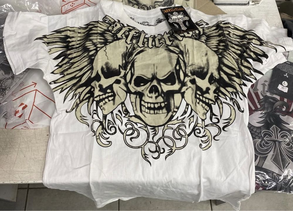 Футболки звери винтаж affliction usa америка