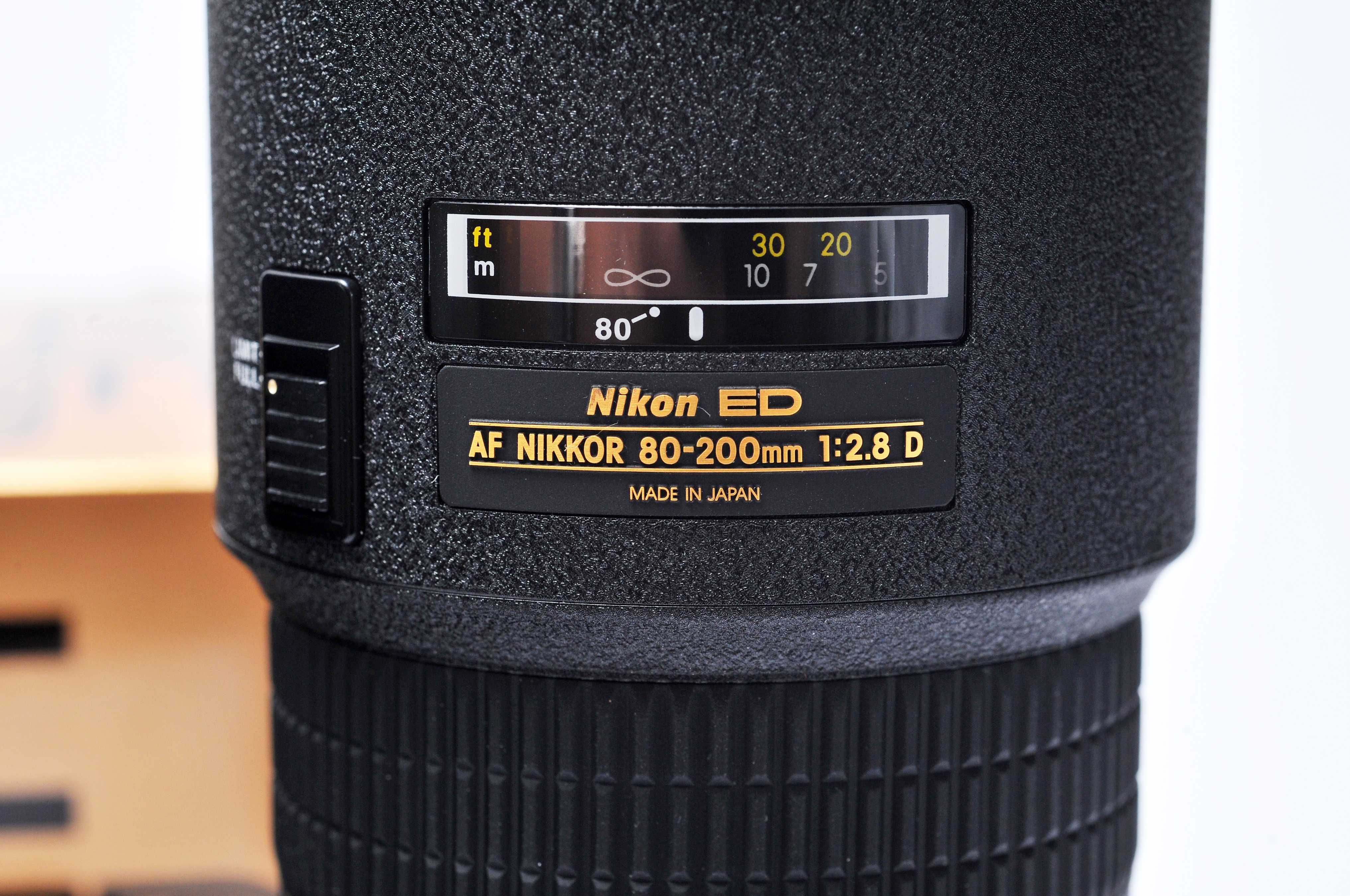 Nikon AFD  80-200mm f2.8 (seminova)