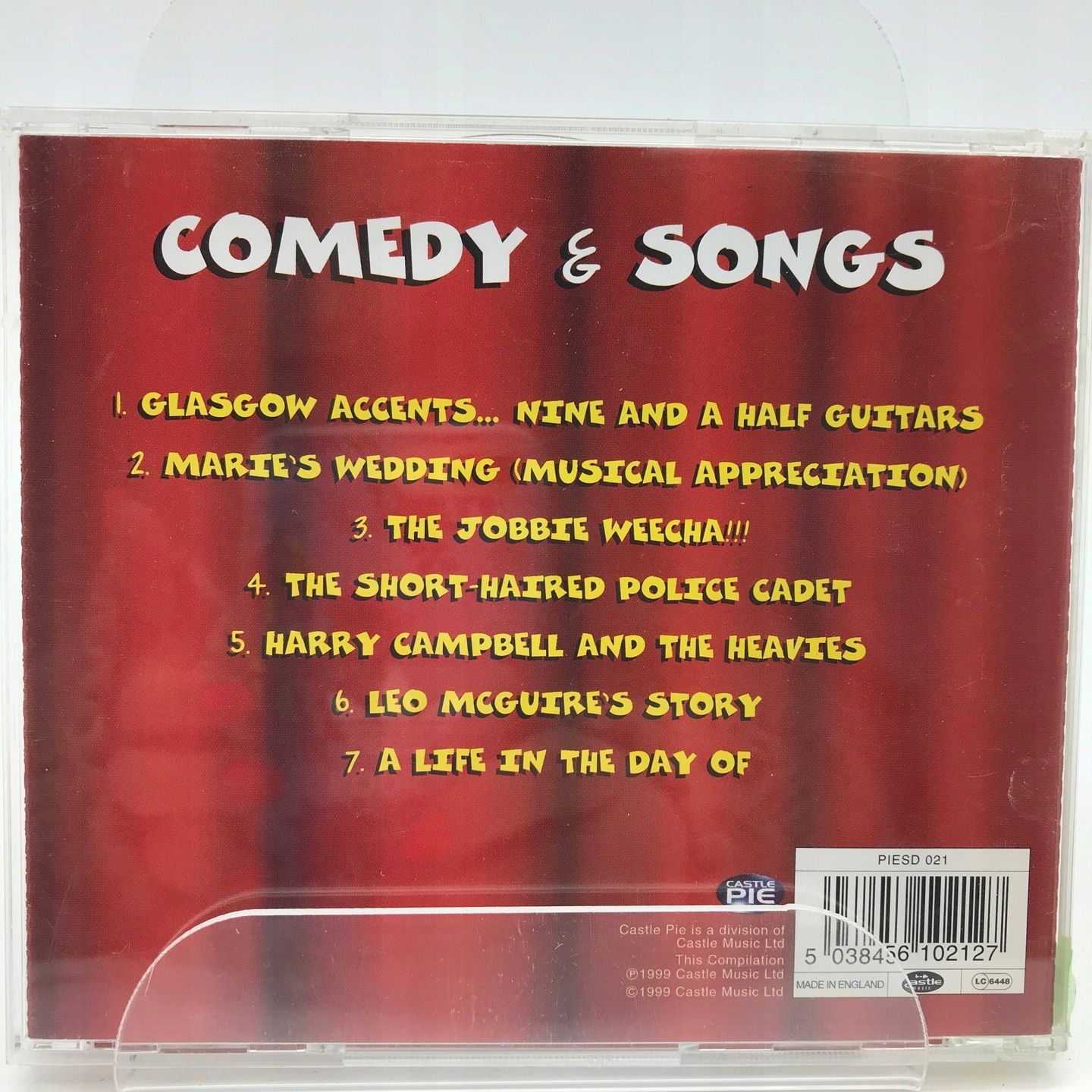 Cd - Billy Connolly - Comedy & Songs