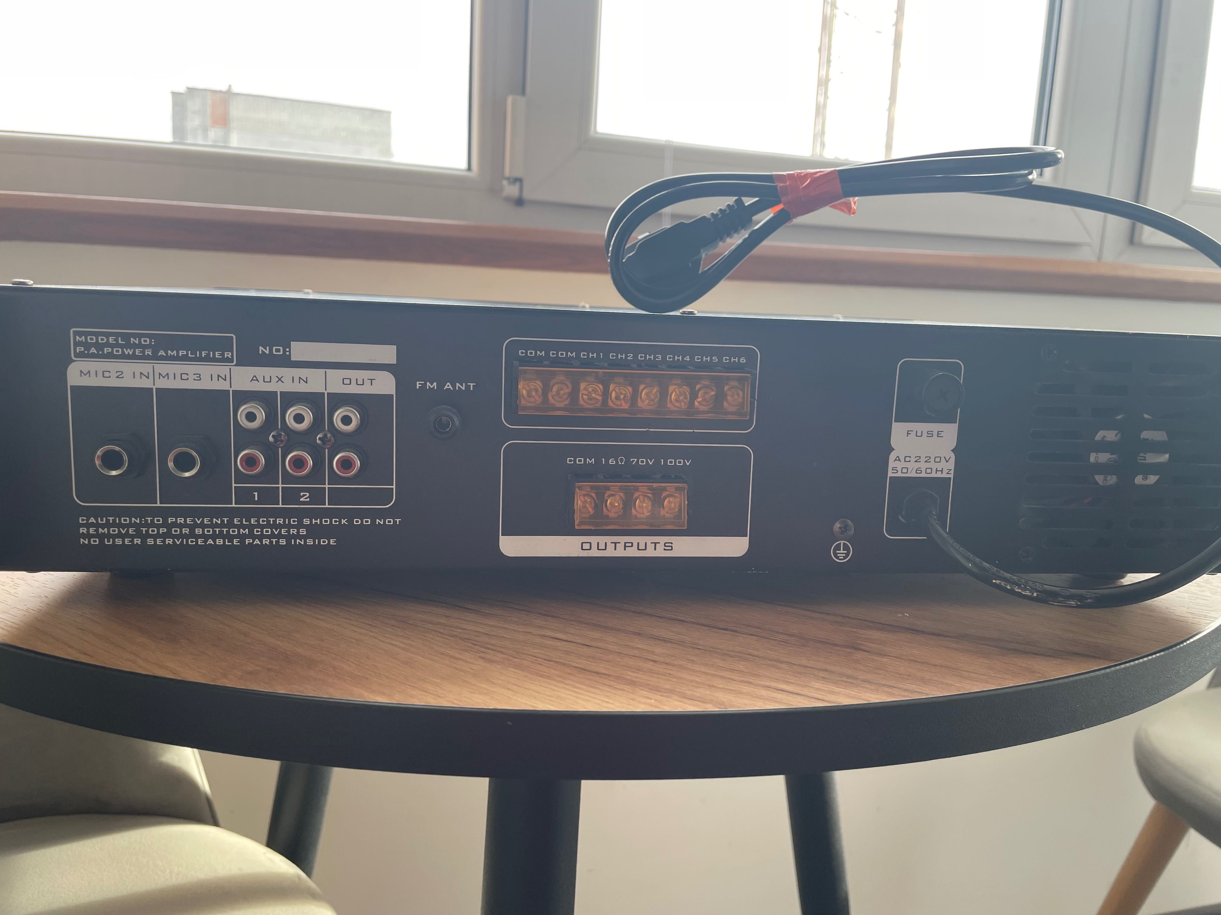 Трансляційний підсилювач потужності SKY SOUND SA-400W (6-ZONE)