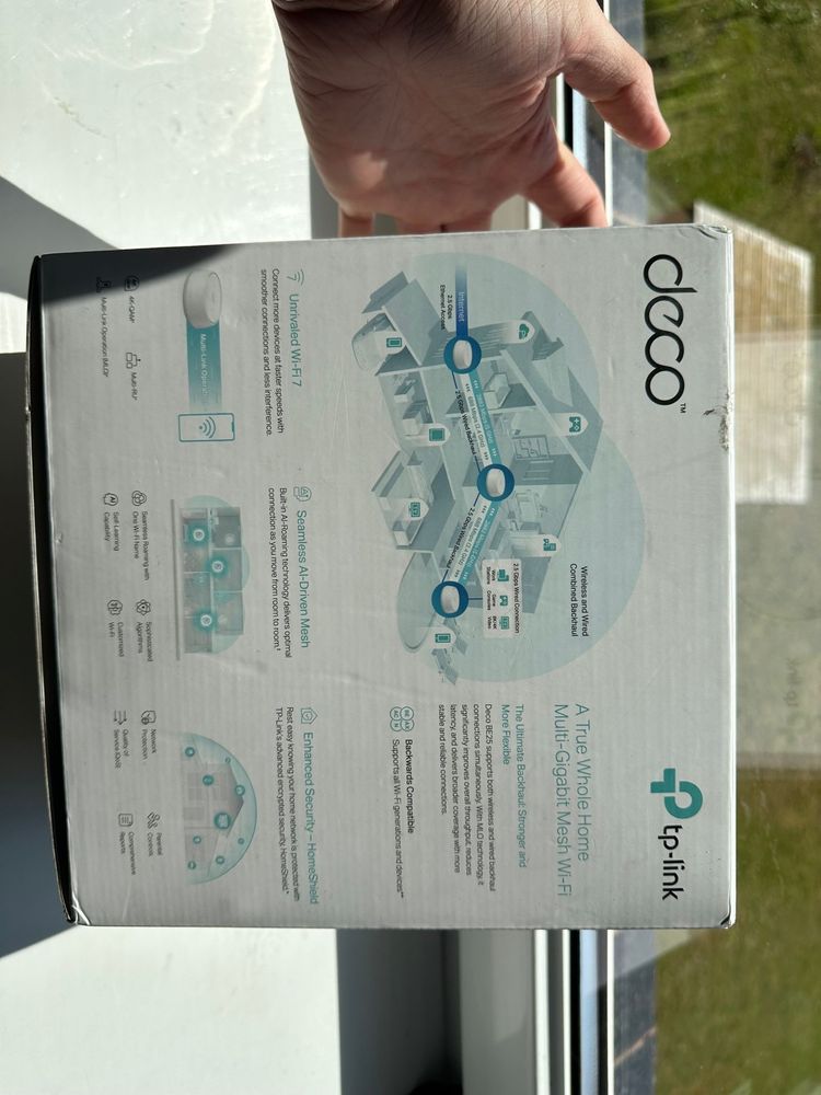 System MESH TP-LINK DECO BE25 Wi-Fi 7 BE3600 3-PACK biały