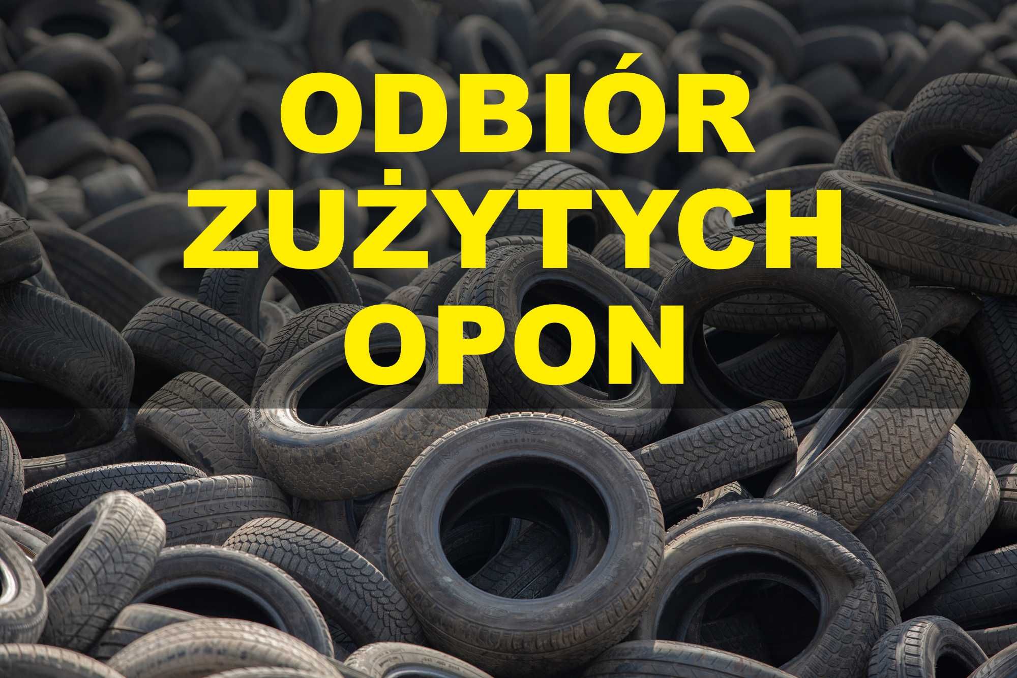 Odbiór zużytych opon, utylizacja opon, recykling opon