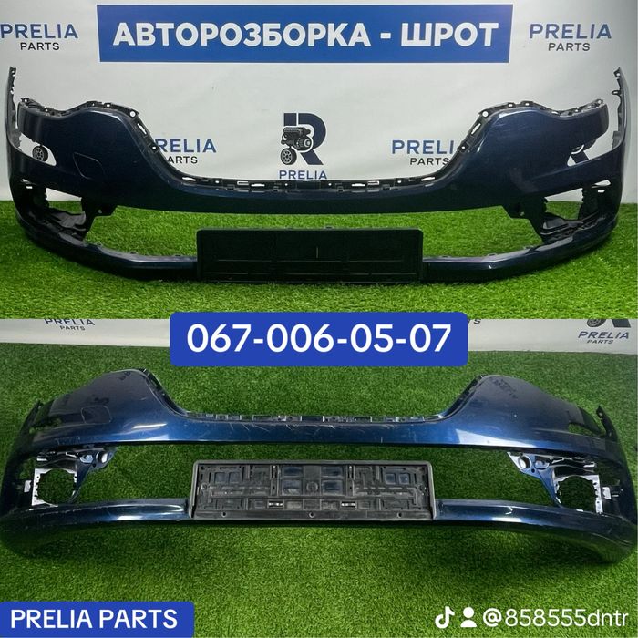 Передній бампер Renault Talisman 2015 2020р. Бампер Рено Талісман