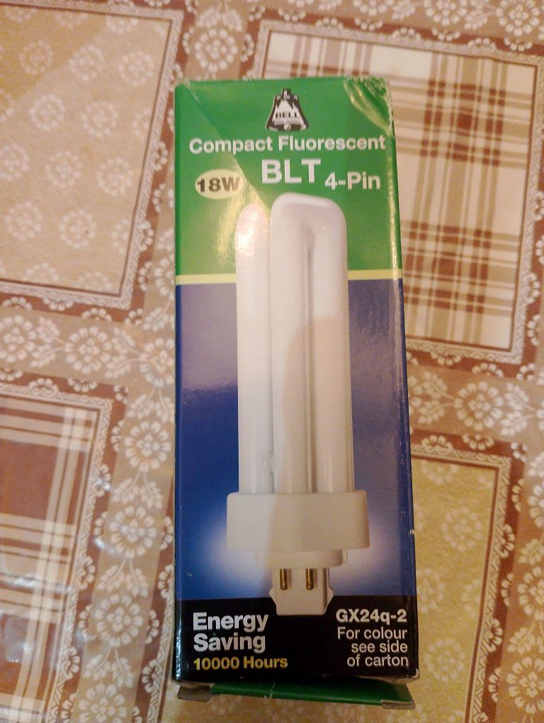4-stykowe, energooszczędne żarówki CFL BLD z podwójnym obrotem, zimne