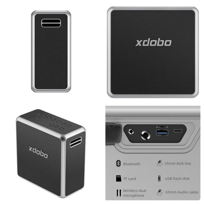 XDOBO King Max 140Вт  акустика bluetooth колонка + 2 мікрофона в компл