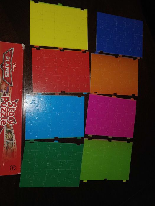 Clementoni puzle disney planes 8 obrazkow x 25 elementow story puzzle